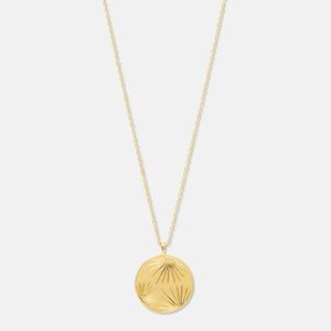 NWOT Gorjana Azul Coin Pendant Necklace